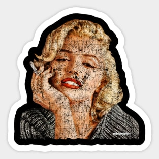 Retro - Marilyn Monroe Chicago Smoker Sticker